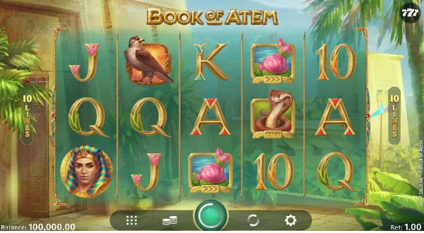 Book of Atem slot by Microgaming 