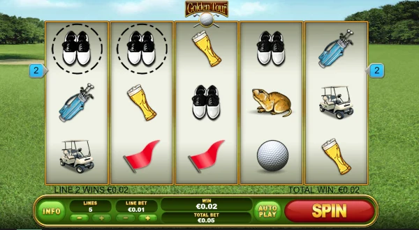 Golden Tour slot by Playtech