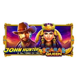 John Hunter and the Scarab Queen slot logo