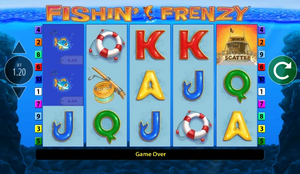 fishin' frenzy gameplay overview