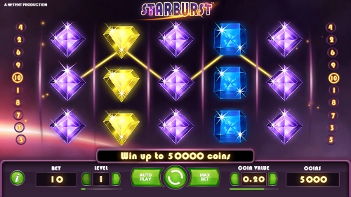 Starburst Slot With Reel Feature