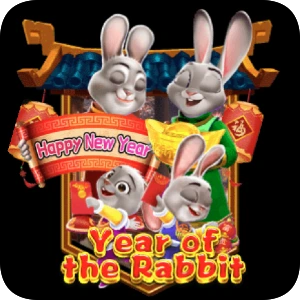 year of a rabbit online slot logo