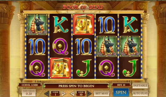 Rich Wilde Book of the Dead slot by Play 'n Go