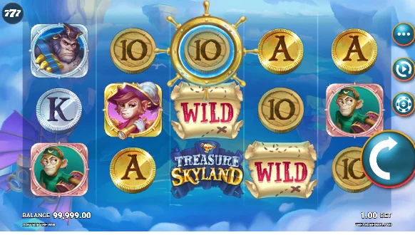 Treasure Skyland slot by Microgaming