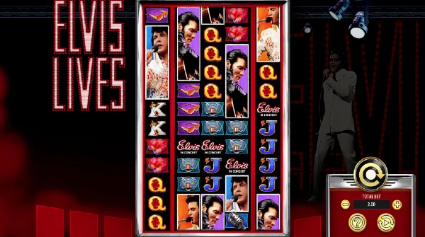 Elvis Lives slot by WMS