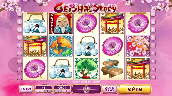 Geisha Story slot by Playtech