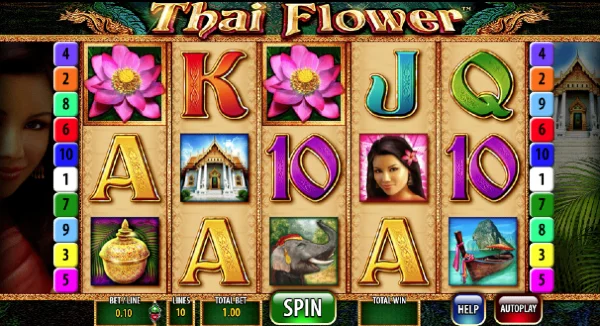 Thai Flower slot by Barcrest