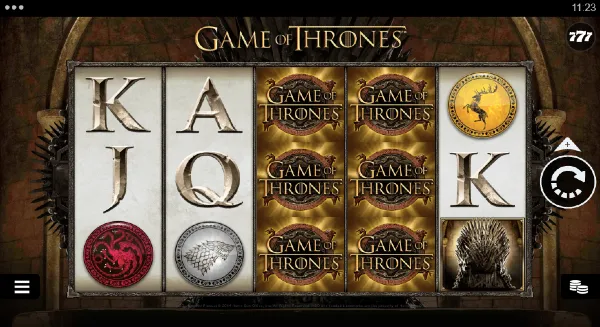 Game of Thrones slot gameplay