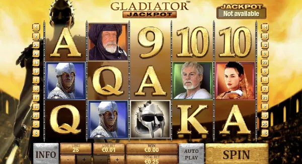 Gladiator slot gameplay