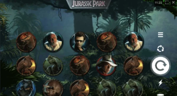 Jurassic Park slot gameplay