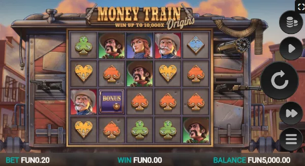 Money Train Origins slot gameplay