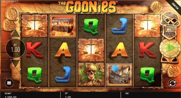 The Goonies slot gameplay