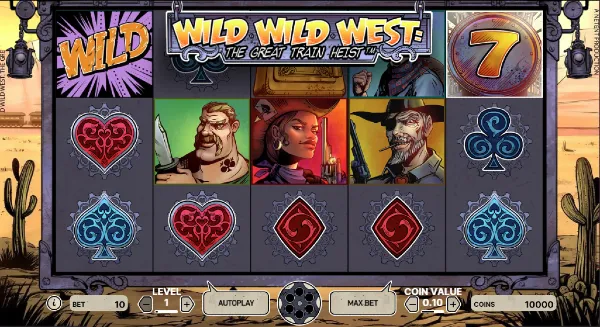 wild wild west slot gameplay