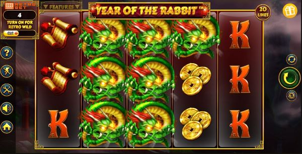 Year of the Rabbit Dragon Symbol Win