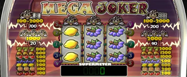 Mega Joker Slot Graphics 