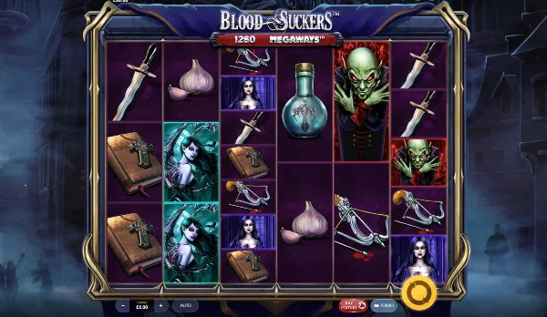 blood suckers megaways gameplay design