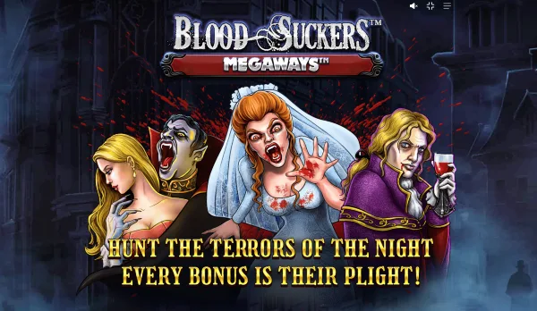 blood suckers megaways home screen 