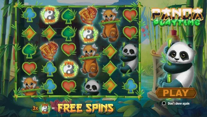 panda playtime free spins feature
