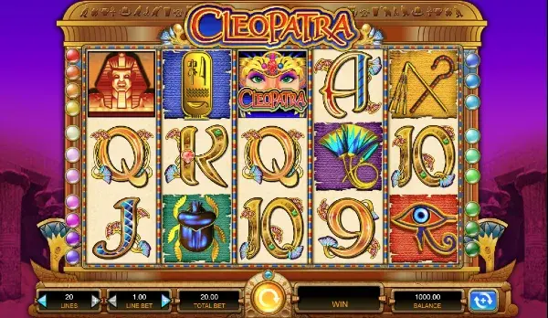 Cleopatra slot gameplay